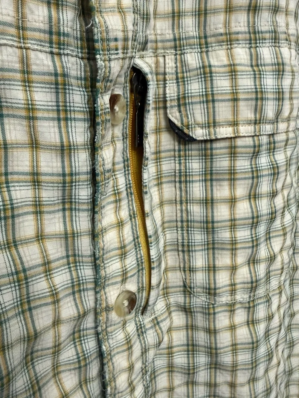 The North Face | Y2K Checkered Boxy S/S Button Down Shirt | Size Large